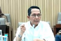 Amsakar Achmad saat RDP di DPR RI. Foto: Tangkapan Layar 