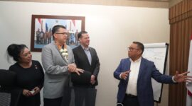 Deputi Bidang Investasi dan Pengusahaan BP Batam, Fary Djemy Francis Dalam pertemuan dengan Senator Negara Bagian Arizona, Amerika Serikat. Foto: INIKEPRI.COM/BP Batam 