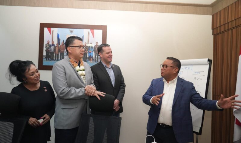 Deputi Bidang Investasi dan Pengusahaan BP Batam, Fary Djemy Francis Dalam pertemuan dengan Senator Negara Bagian Arizona, Amerika Serikat. Foto: INIKEPRI.COM/BP Batam 