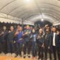 Para pengurus dan kader Partai NasDem Kota Batam berfoto bersama usai kegiatan roadshow HUT ke-14 Partai NasDem di Bengkong Sadai, Minggu (26/10/2025) malam. Foto: INIKEPRI.COM