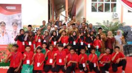 Sekolah Rakyat yang menempati gedung bekas SMPN 15 di Jalan Borobudur diresmikan oleh Wali Kota Tanjungpinang Lis Darmansyah, dan dihadiri Wakil Gubernur Kepri Nyanyang Haris Pratamura, Selasa (30/9/2025). Foto: tanjungpinangkota.go.id