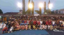 Wali Kota Tanjungpinang, Lis Darmansyah membuka turnamen bola basket PSMTI Cup I tahun 2025. Turnamen dilaksanakan di Lapangan Basket Teladan Jalan Temiang Tanjungpinang, Minggu (26/10/2025). Foto: INIKEPRI.COM/TanjungpinangKota 