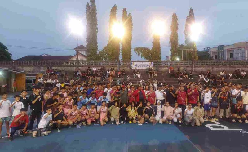 Wali Kota Tanjungpinang, Lis Darmansyah membuka turnamen bola basket PSMTI Cup I tahun 2025. Turnamen dilaksanakan di Lapangan Basket Teladan Jalan Temiang Tanjungpinang, Minggu (26/10/2025). Foto: INIKEPRI.COM/TanjungpinangKota 