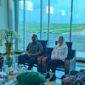 Bupati Natuna, Cen Sui Lan, bersama jajaran Forum Koordinasi Pimpinan Daerah (Forkopimda) menyambut langsung kedatangan Komandan Lanud Raden Sadjad, Marsekal Pertama TNI Onesmus Gede Rai Aryadi, di VIP Room Lanud Raden Sadjad, Ranai, Rabu (8/10/2025). Foto: INIKEPRI.COM/NatunaKab 