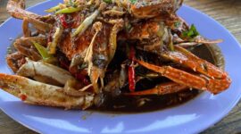 Kepiting Lada Hitam. Foto: RRI