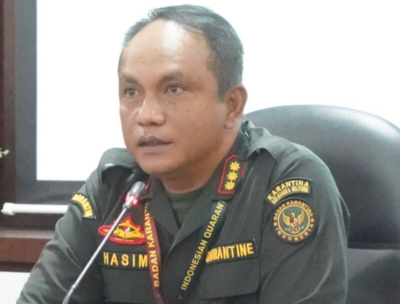 Kepala Karantina Kepulauan Riau, Hasim. Foto: Satuan Pelayanan Natuna Karantina Kepri