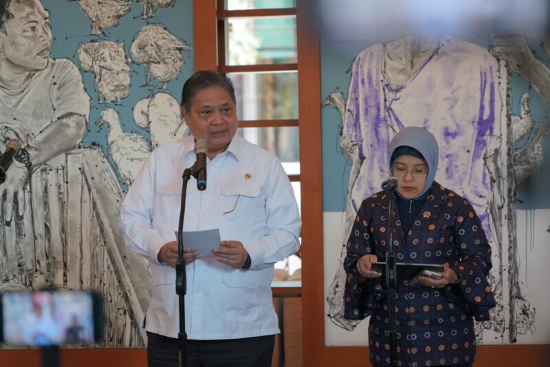 Menko Perekonomian Airlangga Hartarto. Foto: Humas Ekon