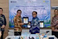 Tanda tangan kerja sama PLN. Foto:Istimewa