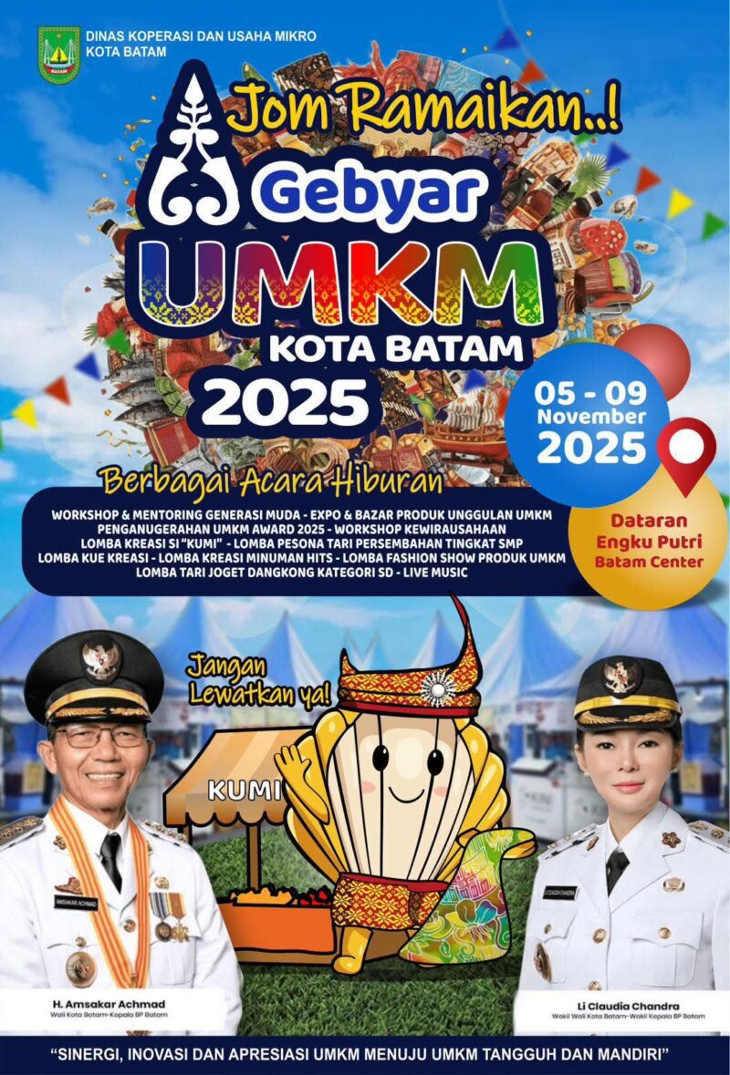 E Flyer Gebyar UMKM Kota Batam. Foto: Diskop UMKM Batam 