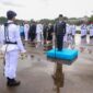 Peringatan Hari Pahlawan Tingkat Kota Batam Tahun 2025 di Markas Komando Daerah Angkatan Laut (Kodaeral) IV, Batuampar, Senin (10/11/2025). Foto: INIKEPRI.COM