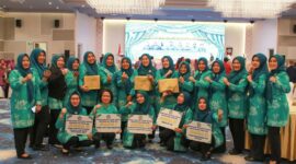 Tim Penggerak Pemberdayaan dan Kesejahteraan Keluarga (TP-PKK) Kota Batam mencatat prestasi membanggakan di tingkat Provinsi Kepulauan Riau. Pada rangkaian Rapat Kerja Daerah (Rakerda) dan Jambore TP-PKK Provinsi Kepri Tahun 2025, Batam memborong lima juara sekaligus. Foto: INIKEPRI.COM/Media Center Batam 