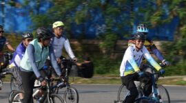 “Gowes Bersama BP Batam” yang digelar dalam rangka Hari Bakti BP Batam ke-54. Foto: INIKEPRI.COM/BP Batam 