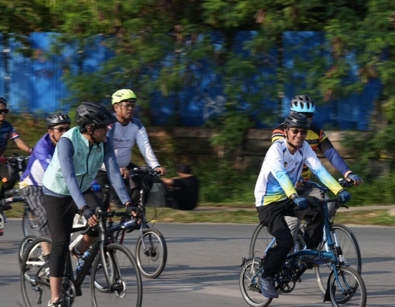 “Gowes Bersama BP Batam” yang digelar dalam rangka Hari Bakti BP Batam ke-54. Foto: INIKEPRI.COM/BP Batam 