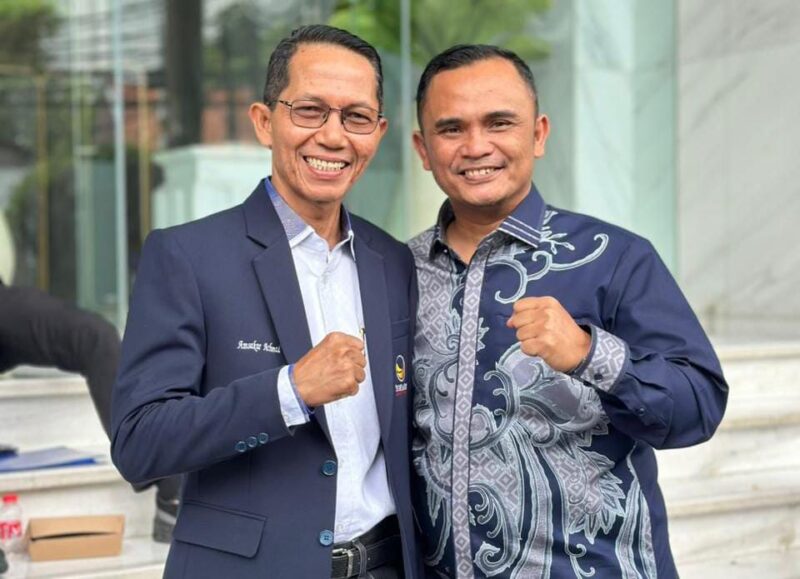 Muhammad Nur dan Amsakar Achmad. Foto: Istimewa 