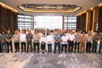 BP Batam menggelar Rapat Koordinasi dan Komitmen Bersama 21 FKPD dalam rangka mengukuhkan sinergitas dan soliditas unsur pengamanan dalam menjaga investasi dan wilayah KPBPB Batam, Selasa (18/11/2025), di Grand Mercure Hotel Batam. Foto: INIKEPRI.COM/BP Batam 