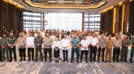 BP Batam menggelar Rapat Koordinasi dan Komitmen Bersama 21 FKPD dalam rangka mengukuhkan sinergitas dan soliditas unsur pengamanan dalam menjaga investasi dan wilayah KPBPB Batam, Selasa (18/11/2025), di Grand Mercure Hotel Batam. Foto: INIKEPRI.COM/BP Batam 