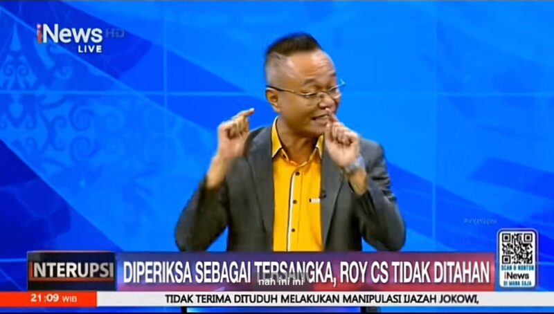Sekretaris Jenderal (Sekjen) Peradi Bersatu, Ade Darmawan. Foto: Tangkapan Layar INews TV