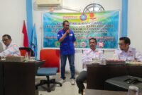 Dewan Pimpinan Daerah Konfederasi Serikat Pekerja Seluruh Indonesia (DPD KSPSI) Kepulauan Riau menggelar konsolidasi struktural bersama jajaran DPC KSPSI Karimun di Sekretariat Bersama KSPSI Karimun, Jl. Pertambang. Foto: INIKEPRI.COM
