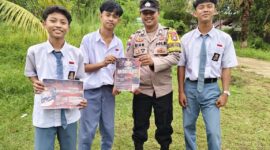 Polres Lingga bersama jajaran Polsek dan para Bhabinkamtibmas menggelar sosialisasi penerimaan Bintara Brimob Polri Tahun Anggaran 2026 di Kabupaten Lingga. Foto: INIKEPRI.COM/Polres Lingga 