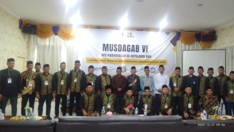 Musyawarah Daerah Gabungan (MUSDAGAB) VI Dewan Pengurus Daerah (DPD) Hidayatullah se-Kepulauan Riau. Foto: INIKEPRI.COM