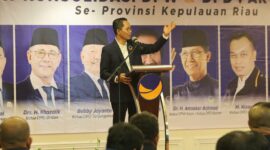 Ketua DPW Partai NasDem Kepri Amsakar Achmad. Foto: INIKEPRI.COM