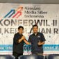 Jailani dan Muhammad Bunga Ashab terpilih sebagai ketua dan Sekretaris AMSI wilayah Kepri tahun 2025. Foto: INIKEPRI.COM