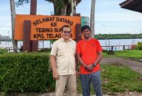 Syahruddin, nelayan asal Natuna terdampar di wilayah Kuching, Malaysia, pada Sabtu (13/12) setelah kapal yang dikemudikannya keluar jalur akibat kerusakan alat navigasi GPS. Foto: INIKEPRI.COM