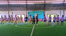 Class Meeting MAN 1 Natuna Resmi Dibuka dengan Pertandingan Futsal Penuh Semangat. Foto: INIKEPRI.COM