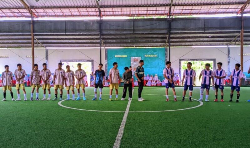 Class Meeting MAN 1 Natuna Resmi Dibuka dengan Pertandingan Futsal Penuh Semangat. Foto: INIKEPRI.COM