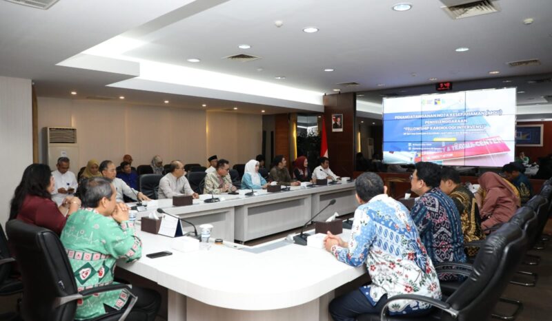 RSBP Batam (Rumah Sakit Badan Pengusahaan Batam) telah resmi menandatangani Nota Kesepahaman (MoU) dengan Kolegium Jantung dan Pembuluh Darah untuk menjadi penyelenggara program Fellowship Kardiologi Intervensi, pada Kamis (18/12/2025). Foto: INIKEPRI.COM/BP Batam 