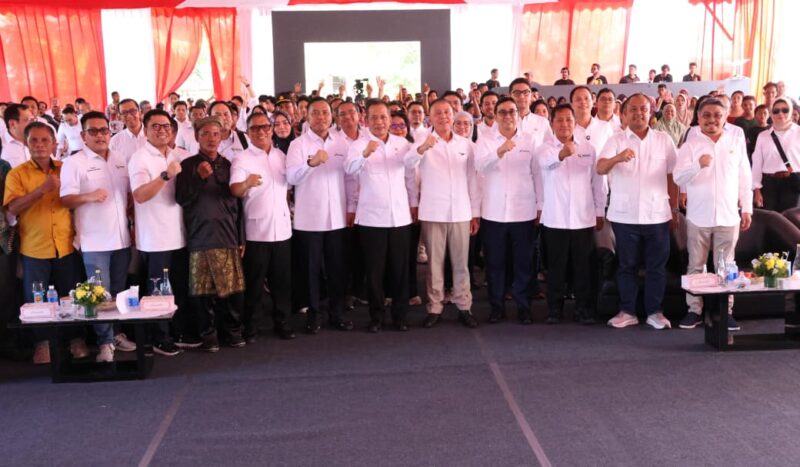 peresmian dan peninjauan program Pembangkit Listrik Tenaga Surya (PLTS) berbasis koperasi di Pulau Sembur. Foto: INIKEPRI.COM