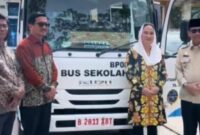 Pemerintah Kabupaten Natuna resmi menerima satu unit bus Sekolah Rakyat, bantuan dari Kementerian Perhubungan Republik Indonesia. Foto: Tangkapan Layar 