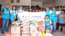 PT PLN Batam melalui Persekutuan Kerohanian Kristiani (Perokris) menghadirkan kehangatan dan harapan bagi anak-anak panti asuhan serta para lansia di wilayah Barelang, termasuk Pulau Rempang. Foto: INIKEPRI.COM