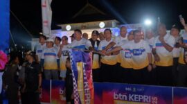 Pelepasan BTN Kepri Moonrun 2025. Foto: INIKEPRI.COM