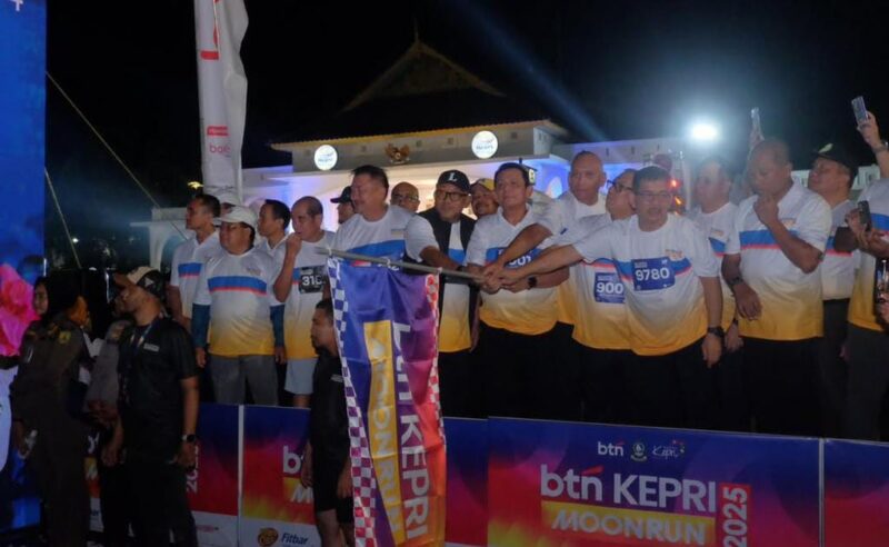 Pelepasan BTN Kepri Moonrun 2025. Foto: INIKEPRI.COM