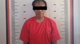 Unit Reskrim Polsek Belakang Padang berhasil meringkus pria berinisial MF (42). Foto: INIKEPRI.COM/Polsek Belakang Padang 