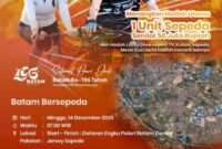 E-Flyer Batam Bersepeda. Foto: Media Center Batam 