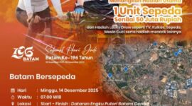 E-Flyer Batam Bersepeda. Foto: Media Center Batam 