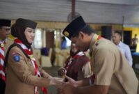 Bupati Natuna, Cen Sui Lan, membuka Rakercab Pramuka Natuna 2025 di Aula Rumah Makan Sisi Basisir, Jalan Datuk Kaya Wan Muhammad Benteng, Ranai, Rabu (10/12) pagi. Foto: INIKEPRI.COM