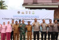 Groundbreaking atau peletakan batu pertama pembangunan 442 Satuan Pelayanan Pemenuhan Gizi (SPPG) Polri yang dilaksanakan secara serentak di seluruh Indonesia. Foto: INIKEPRI.COM