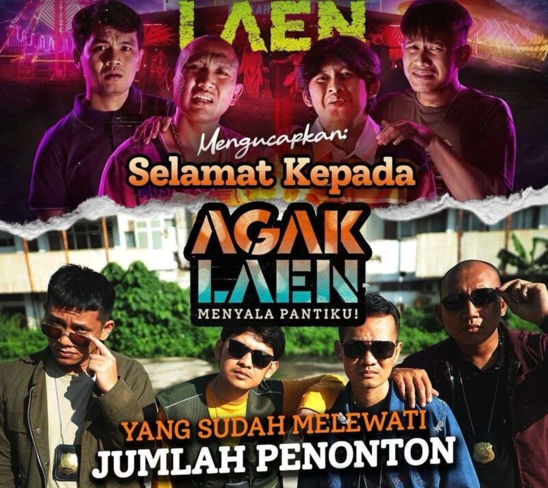 Poster pengumuman resmi bahwa jumlah penonton film 