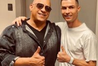 Vin Diesel dan Cristiano Ronaldo. Foto: Instagram Vin Diesel 