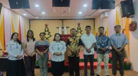 Kemenag Batam melalui Seksi Urusan Agama Kristen melaksanakan kunjungan lapangan dan pembinaan di Gereja Kristen Muria Indonesia (GKMI) Unity Batam. Foto: INIKEPRI.COM