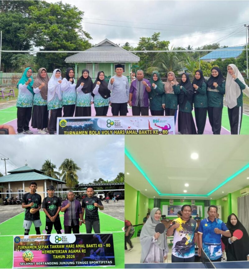 Madrasah Aliyah Negeri (MAN) 1 Natuna kembali menunjukkan eksistensinya sebagai madrasah berprestasi dalam peringatan Hari Amal Bakti (HAB) ke-80 Kementerian Agama Republik Indonesia. Foto: INIKEPRI.COM