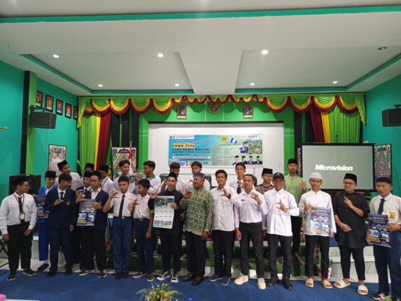 Sosialisasi Seleksi Nasional Peserta Didik Baru (SNPDB) Madrasah Aliyah Negeri Insan Cendekia (MAN IC) Batam. Foto: INIKEPRI.COM