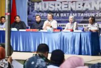 Musyawarah Perencanaan Pembangunan (Musrenbang) tingkat Kelurahan Kabil, Kecamatan Nongsa di Fasum RW 12 Kavling Senjulung, Kelurahan Kabil. Foto: INIKEPRI.COM