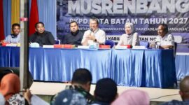 Musyawarah Perencanaan Pembangunan (Musrenbang) tingkat Kelurahan Kabil, Kecamatan Nongsa di Fasum RW 12 Kavling Senjulung, Kelurahan Kabil. Foto: INIKEPRI.COM