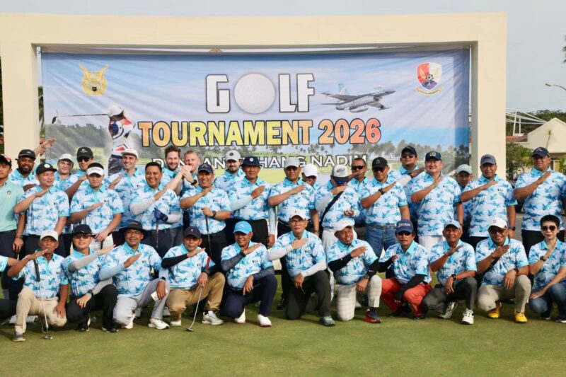Danlanud Golf Tournament 2026 yang digelar di Palm Spring Golf & Country Club, Nongsa. Foto: INIKEPRI.COM/Media Center Batam 