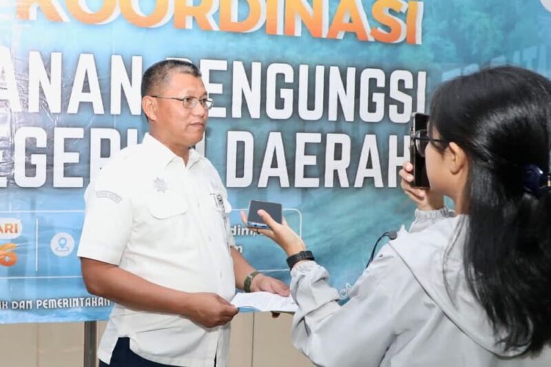 Sekdako Batam Firmansyah di Rapat Koordinasi Penanganan Pengungsian Luar Negeri di Daerah. Foto: INIKEPRI.COM/Media Center Batam 
