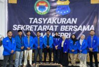 Tasyakuran Sekretariat Bersama PMII Kepulauan Riau, Minggu (4/1/2026) yang dihadiri pengurus, kader, senior, hingga alumni PMII lintas generasi. Foto: INIKEPRI.COM